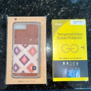 iphone 8+ case and screen protector